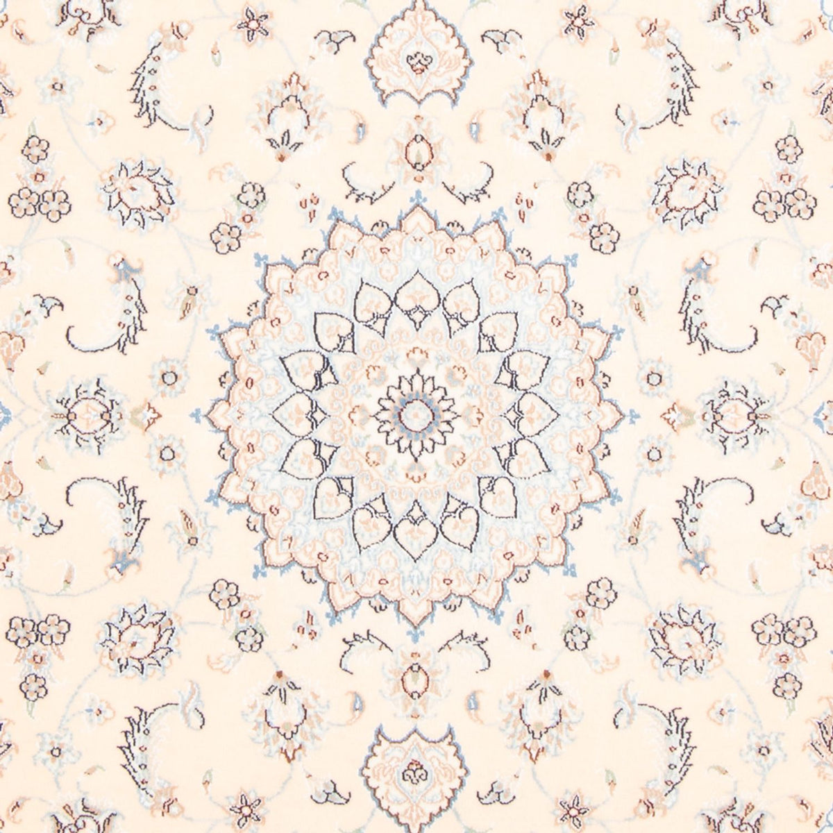 Alfombra Persa - Nain - Real - 178 x 121 cm - crema