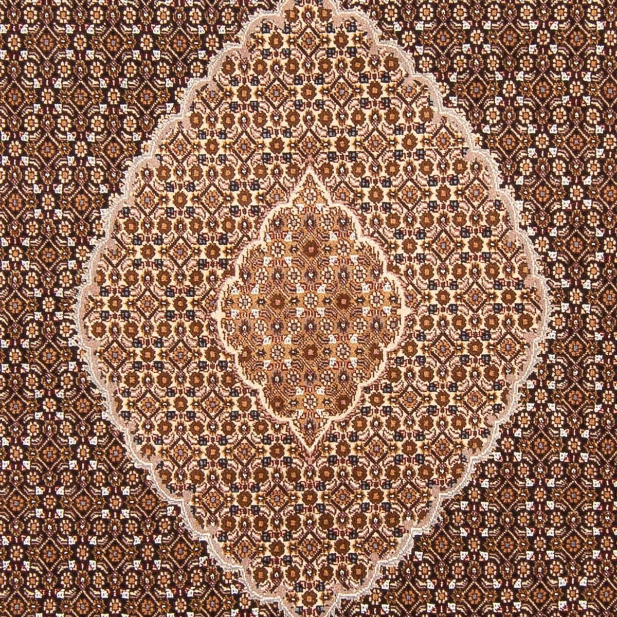 Alfombra Persa - Tabriz - Real - 294 x 204 cm - azul oscuro