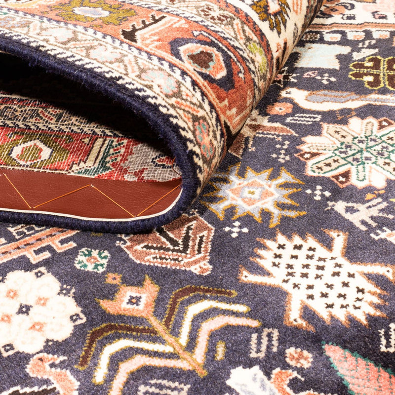 Alfombra persa - Nómada - 257 x 157 cm - azul oscuro