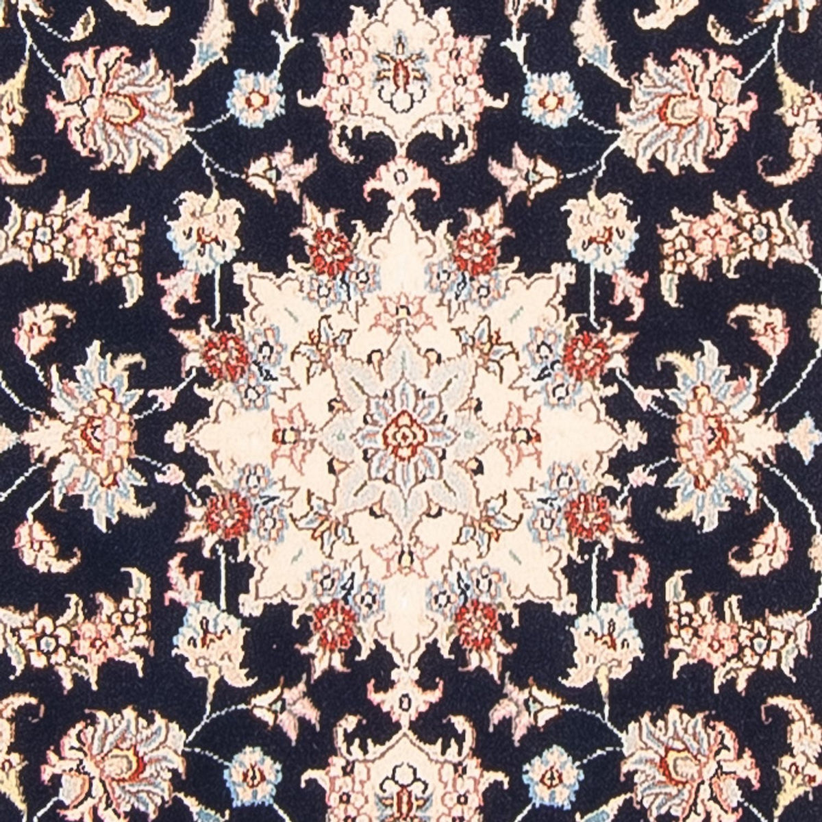 Alfombra de pasillo Alfombra Persa - Tabriz - Real - 295 x 81 cm - azul oscuro