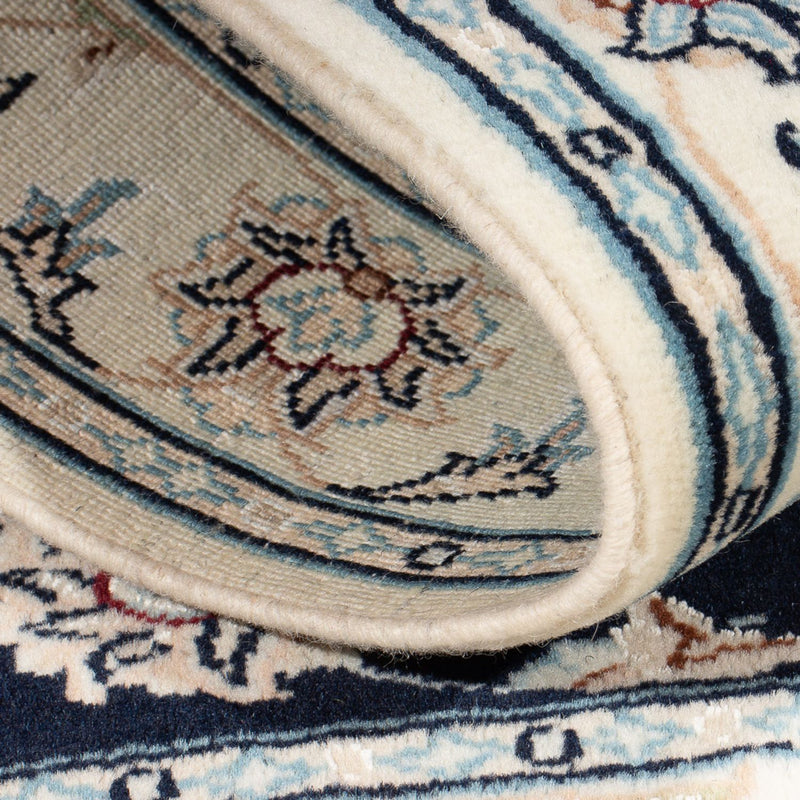 Alfombra Persa - Nain - Prima - 115 x 80 cm - azul oscuro