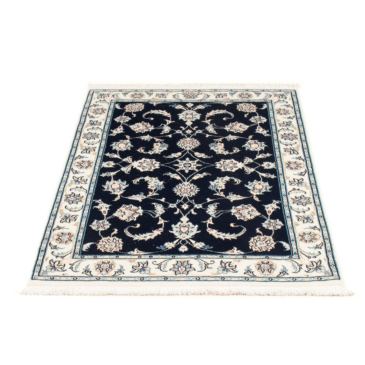 Alfombra Persa - Nain - Prima - 115 x 80 cm - azul oscuro