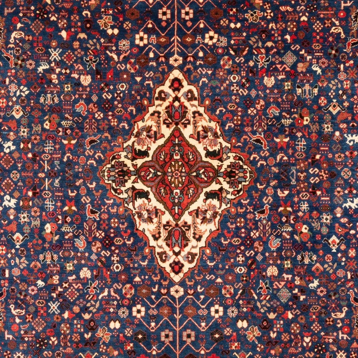 Alfombra persa - Nómada - 310 x 210 cm - púrpura