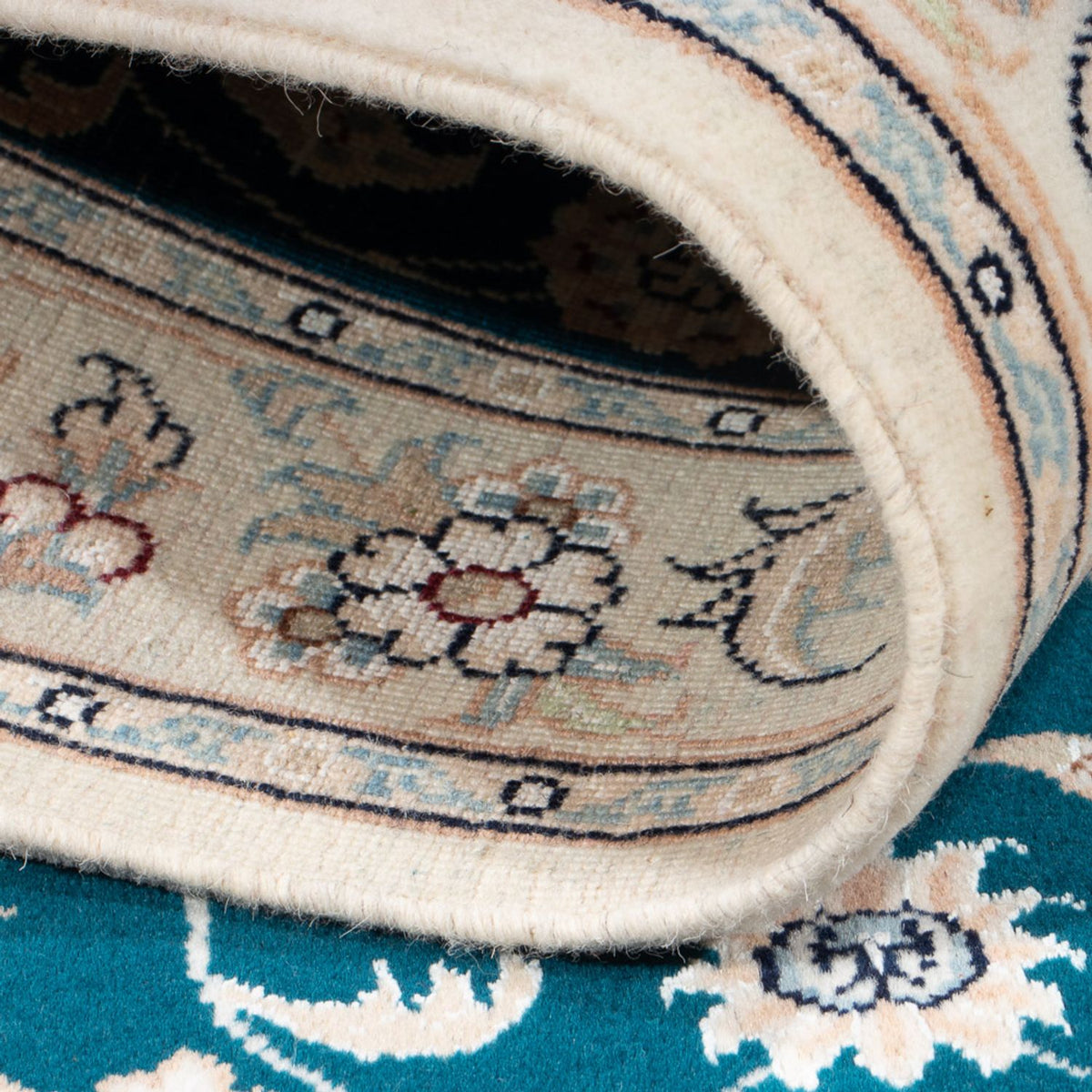 Alfombra Persa - Nain - Prima - 120 x 81 cm - verde oscuro