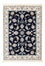 Alfombra Persa - Nain - Prima - 118 x 81 cm - azul oscuro