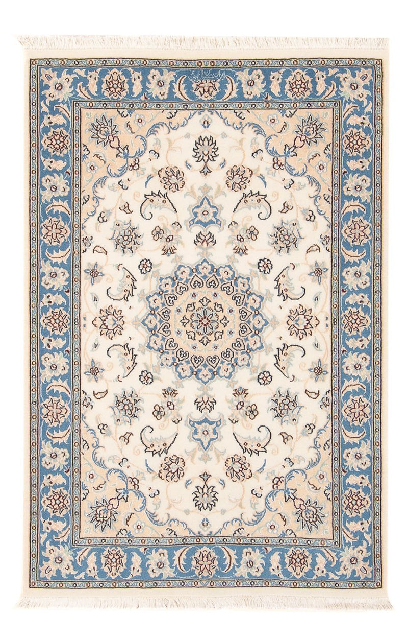 Alfombra Persa - Nain - Prima - 122 x 82 cm - crema