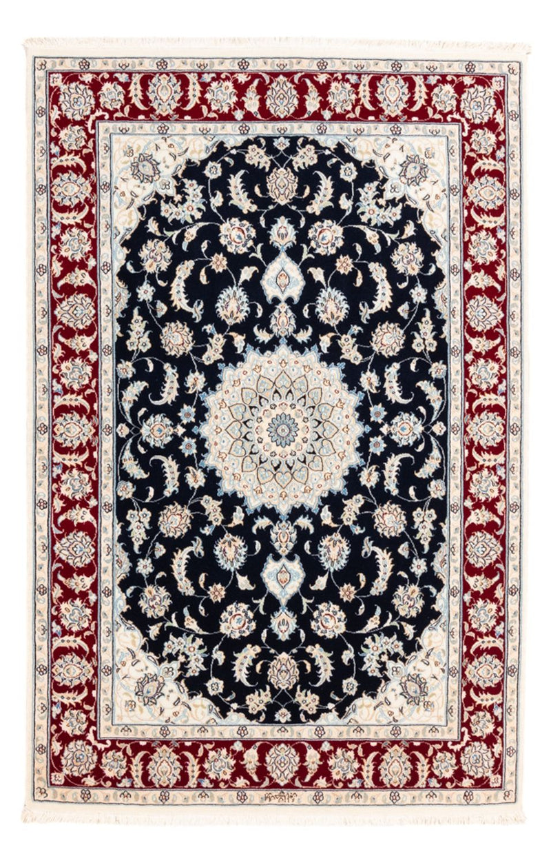 Alfombra Persa - Nain - Prima - 180 x 118 cm - azul oscuro