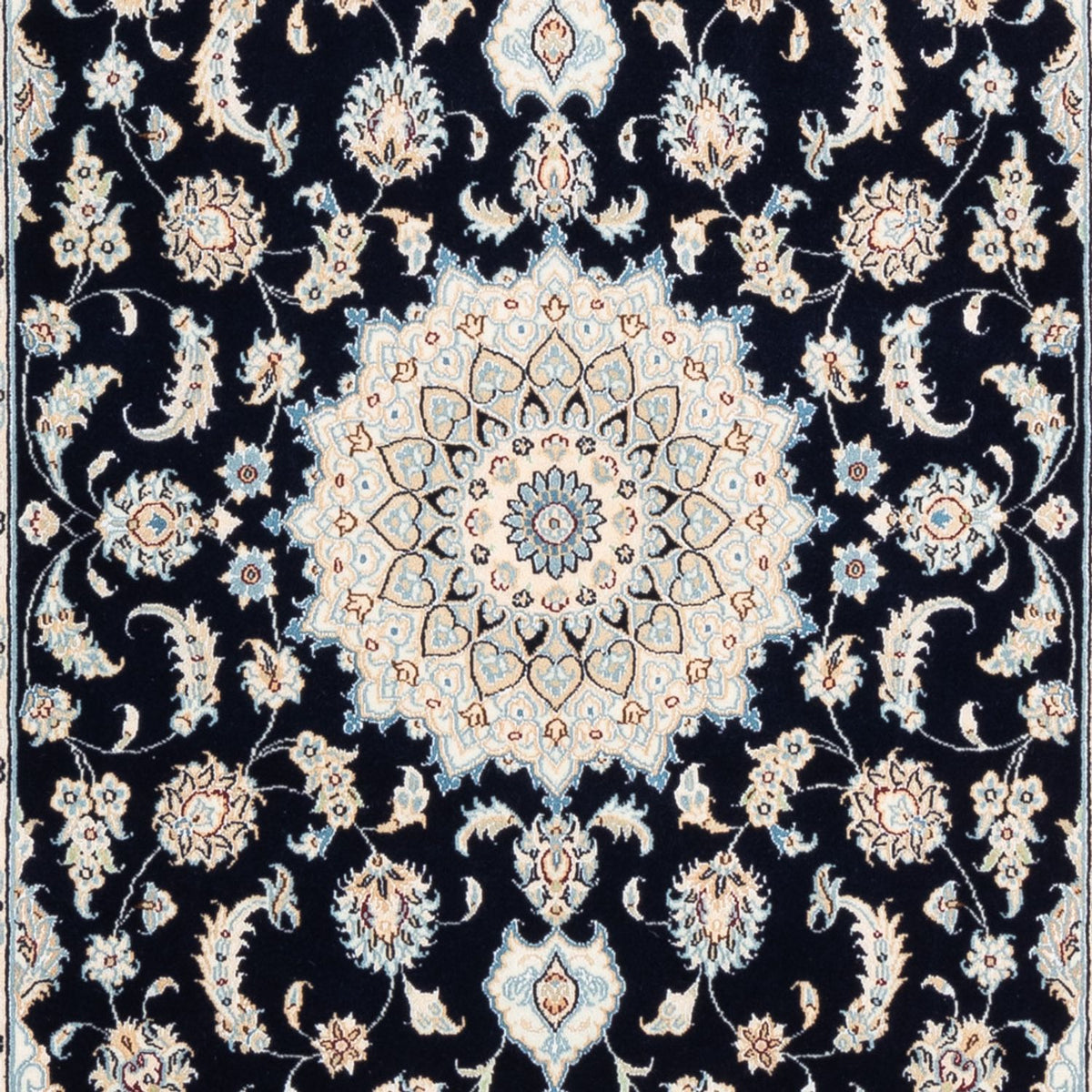 Alfombra Persa - Nain - Prima - 180 x 118 cm - azul oscuro
