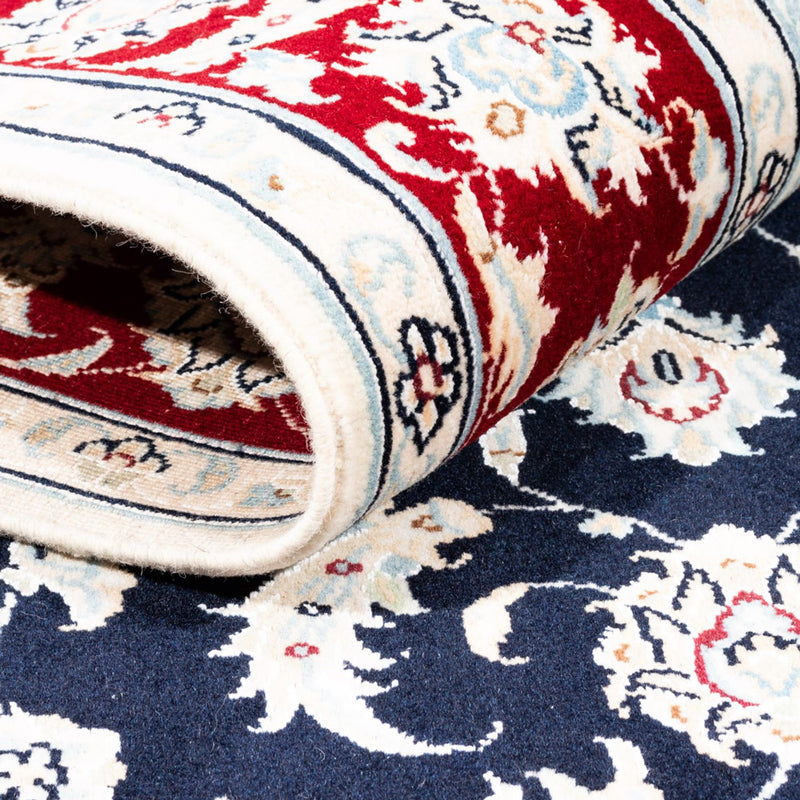 Alfombra Persa - Nain - Prima - 180 x 118 cm - azul oscuro