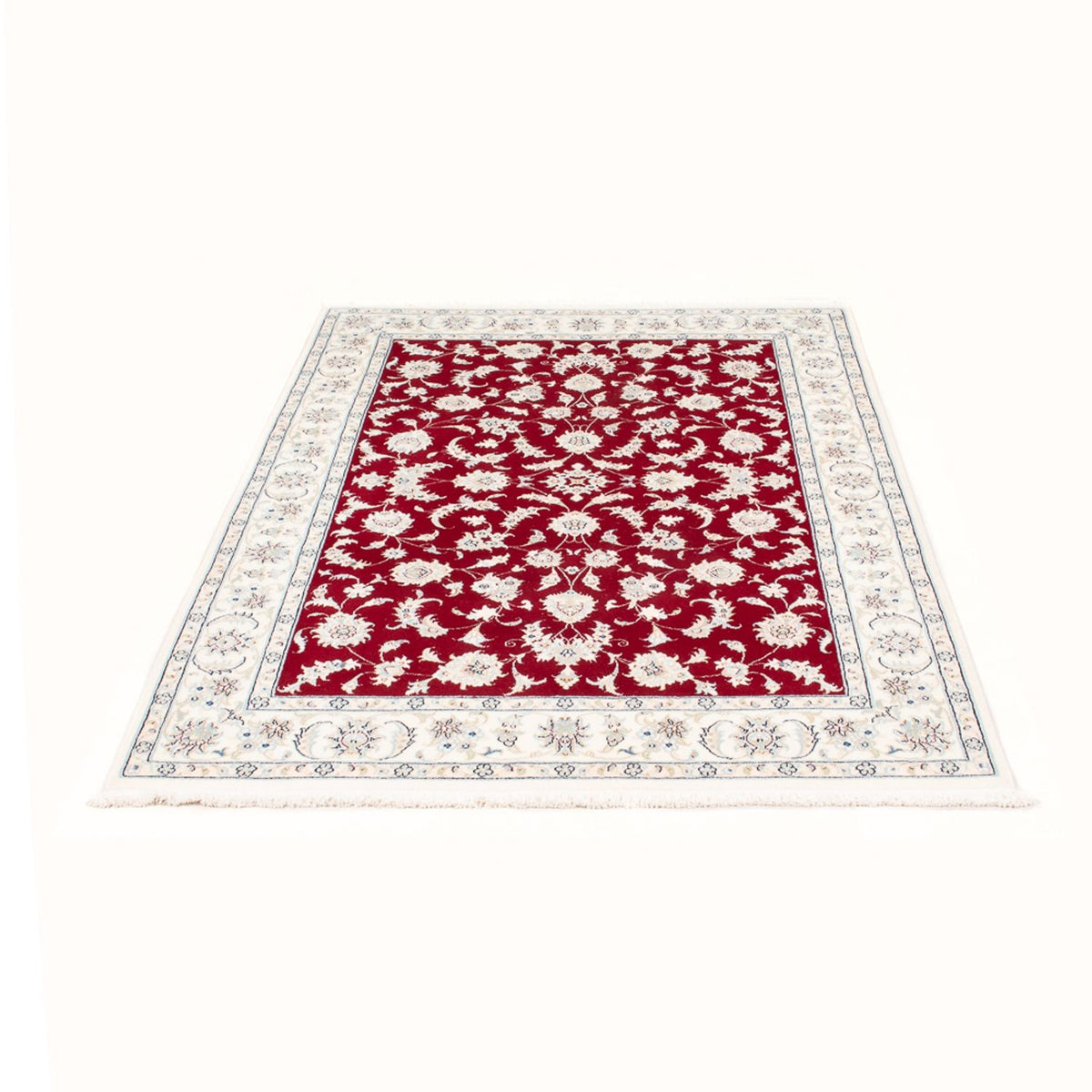 Alfombra Persa - Nain - Real - 173 x 122 cm - rojo
