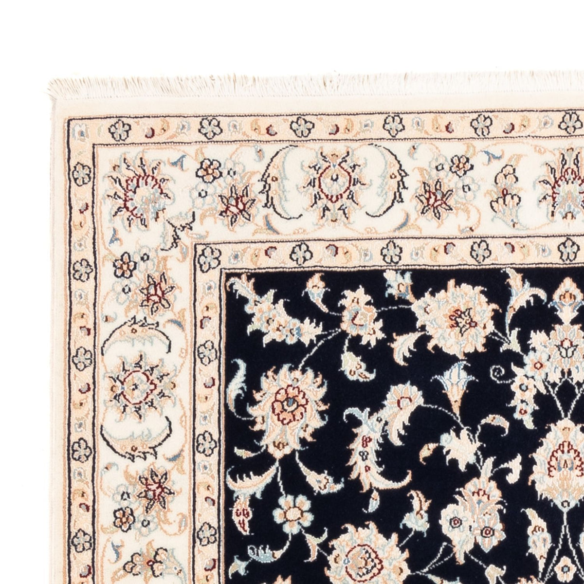 Alfombra Persa - Nain - Prima - 174 x 120 cm - azul oscuro