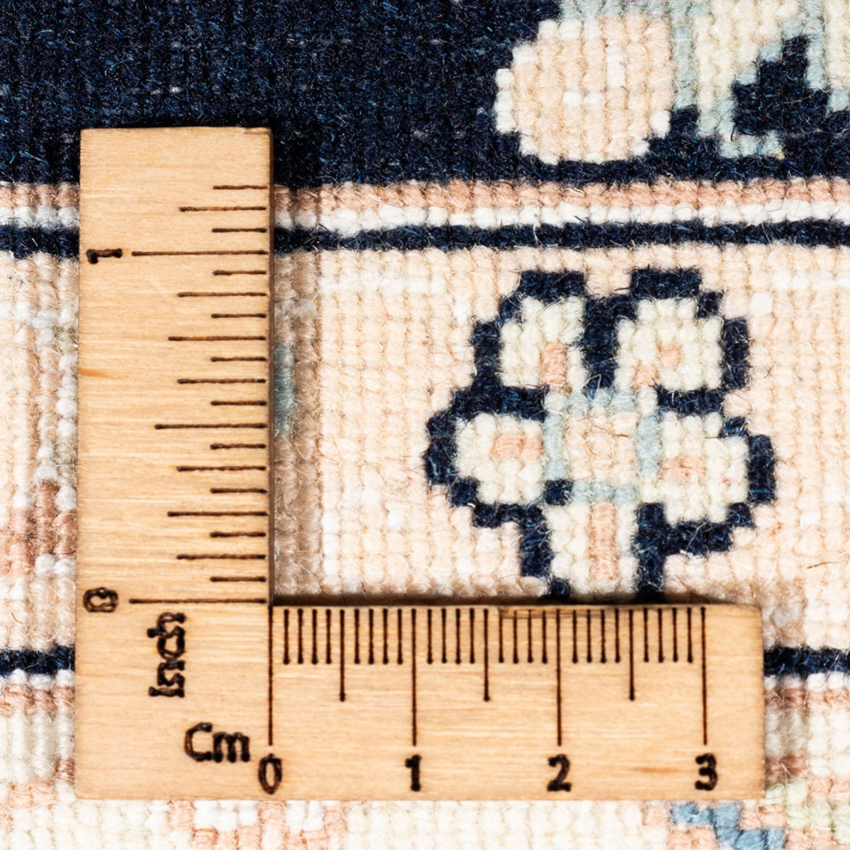 Alfombra Persa - Nain - Prima - 174 x 120 cm - azul oscuro