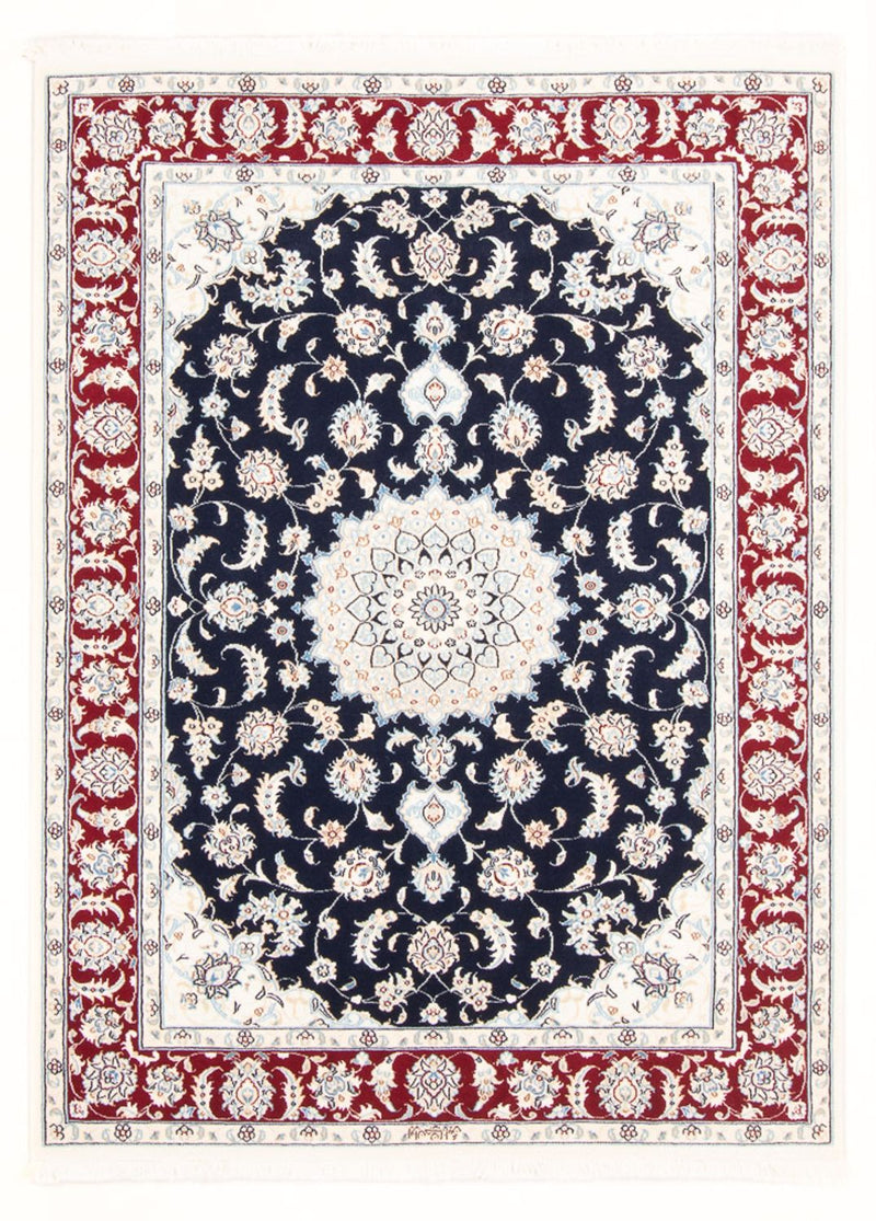 Alfombra Persa - Nain - Real - 165 x 120 cm - azul oscuro