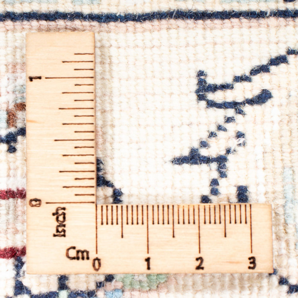 Alfombra Persa - Nain - Prima - 116 x 81 cm - azul claro