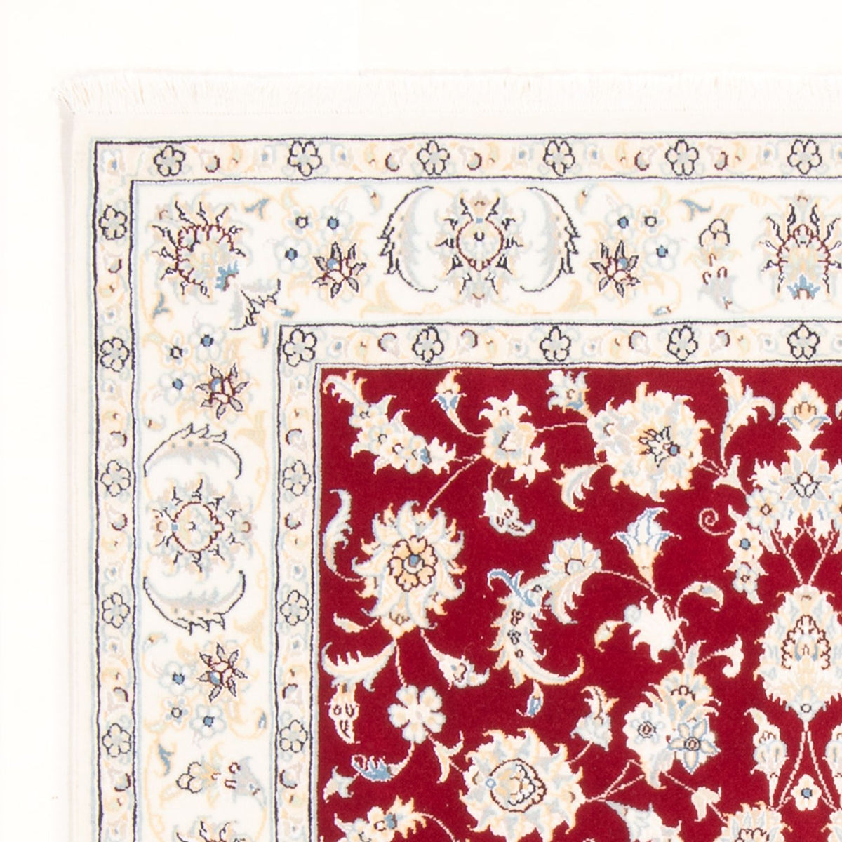 Alfombra Persa - Nain - Real - 176 x 118 cm - rojo