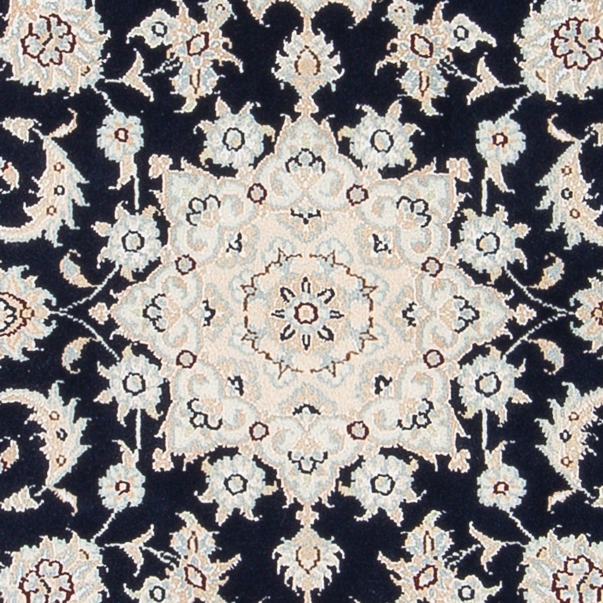 Alfombra Persa - Nain - Prima - 118 x 80 cm - azul oscuro