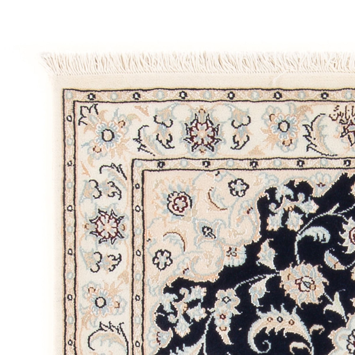 Alfombra Persa - Nain - Prima - 118 x 80 cm - azul oscuro