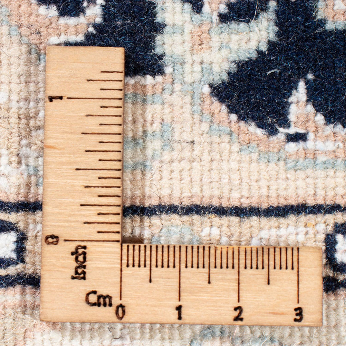 Alfombra Persa - Nain - Prima - 118 x 80 cm - azul oscuro