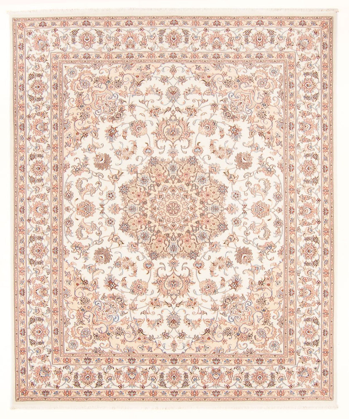 Alfombra Persa - Tabriz - Real - 247 x 200 cm - crema