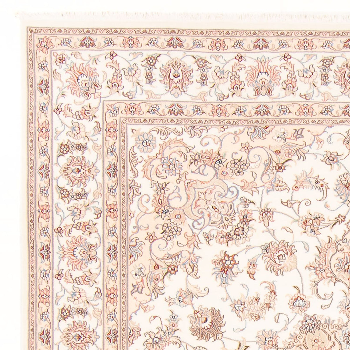 Alfombra Persa - Tabriz - Real - 247 x 200 cm - crema