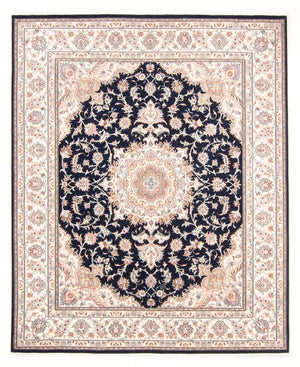Alfombra Persa - Tabriz - Real - 250 x 200 cm - azul oscuro