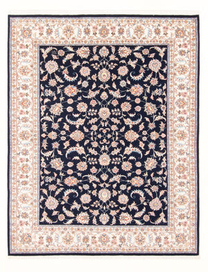 Alfombra Persa - Tabriz - Real - 196 x 150 cm - azul oscuro