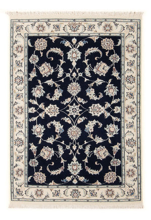 Alfombra Persa - Nain - Prima - 116 x 80 cm - azul oscuro
