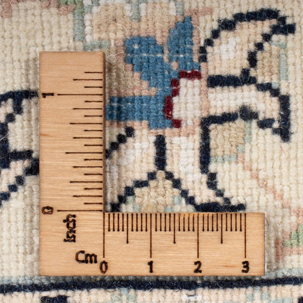 Alfombra Persa - Nain - Prima - 116 x 80 cm - azul oscuro