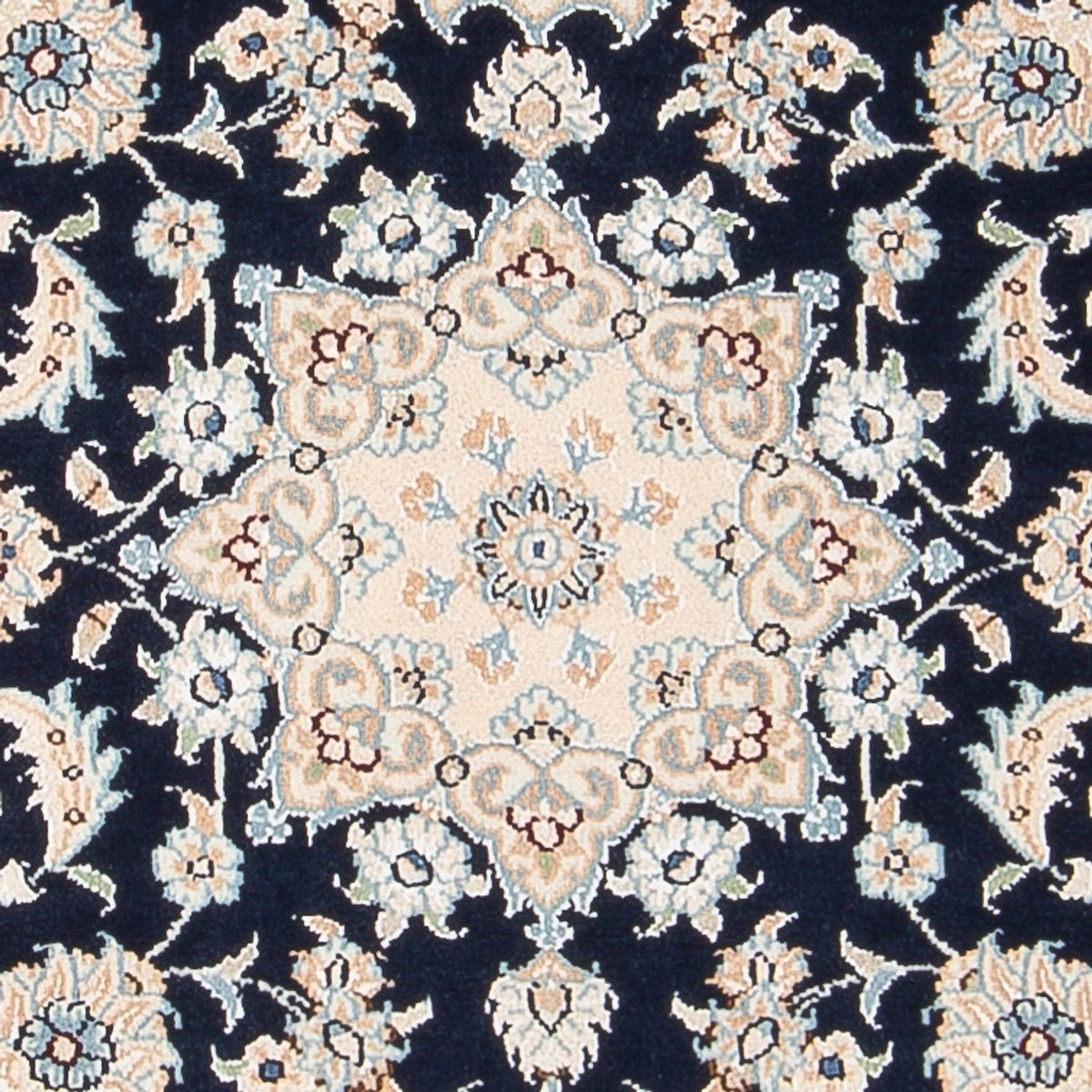 Alfombra Persa - Nain - Prima - 117 x 78 cm - azul oscuro