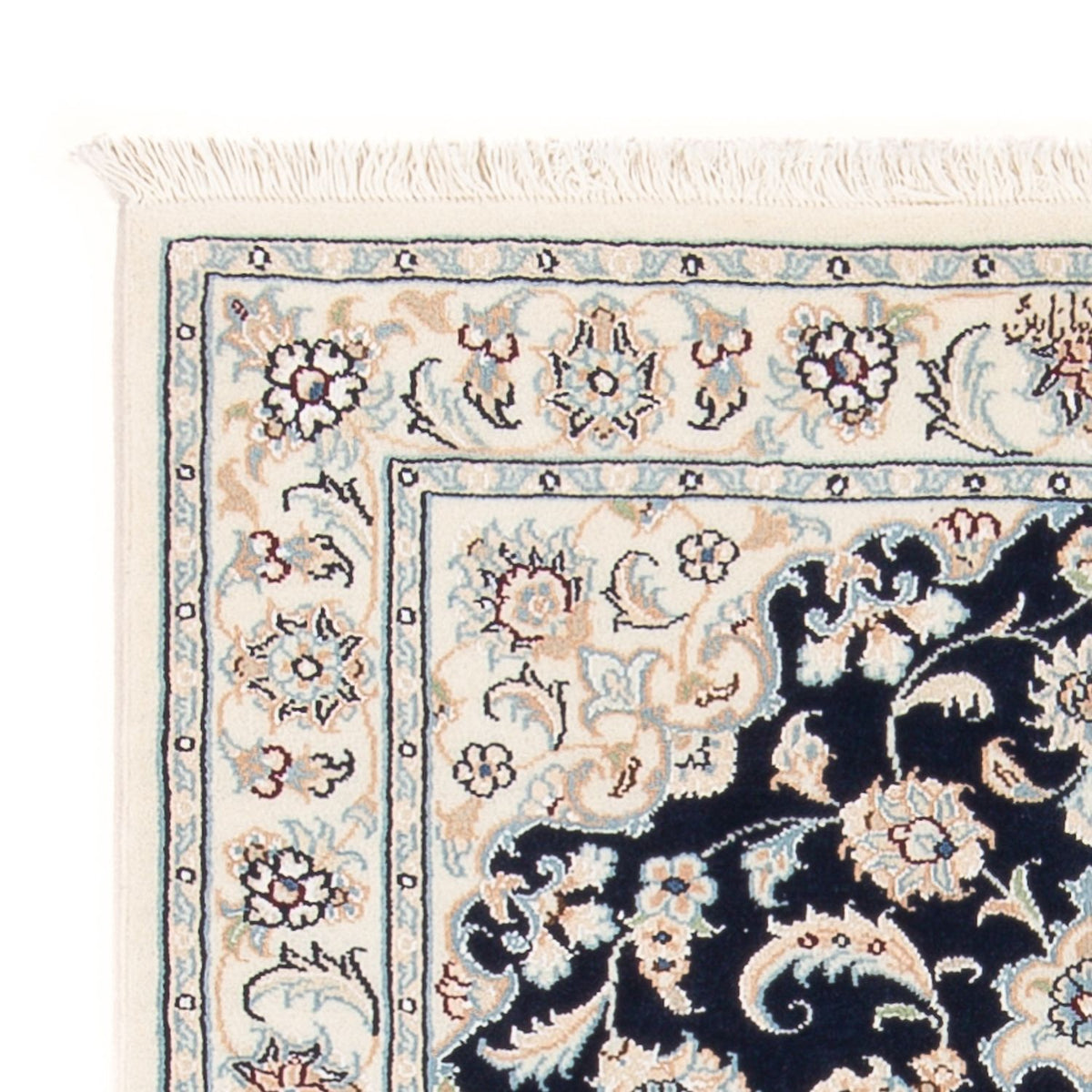 Alfombra Persa - Nain - Prima - 117 x 78 cm - azul oscuro