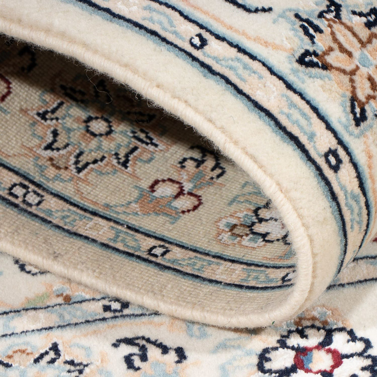 Alfombra Persa - Nain - Prima - 117 x 78 cm - azul oscuro