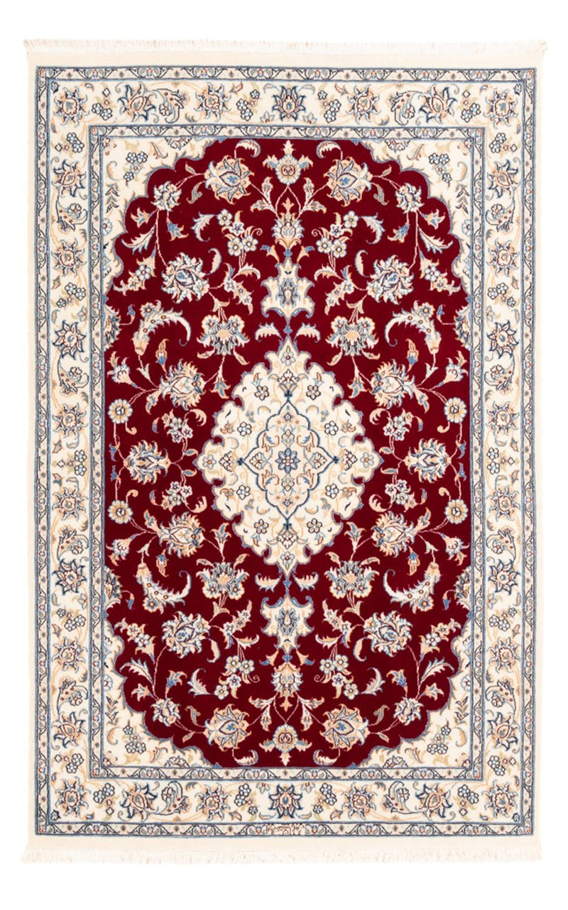 Alfombra Persa - Nain - Prima - 161 x 107 cm - rojo