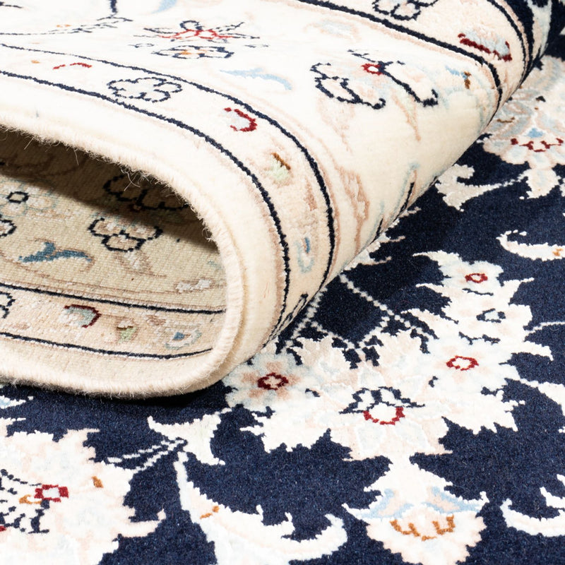 Alfombra Persa - Nain - Prima - 182 x 121 cm - azul oscuro