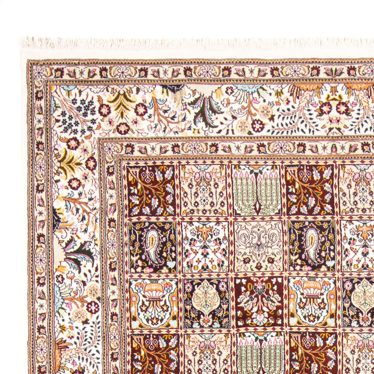 Alfombra persa - Clásica - 305 x 192 cm - crema