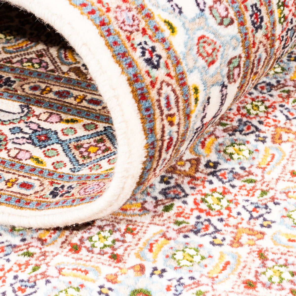 Alfombra de pasillo Alfombra persa - Clásica - 243 x 78 cm - crema