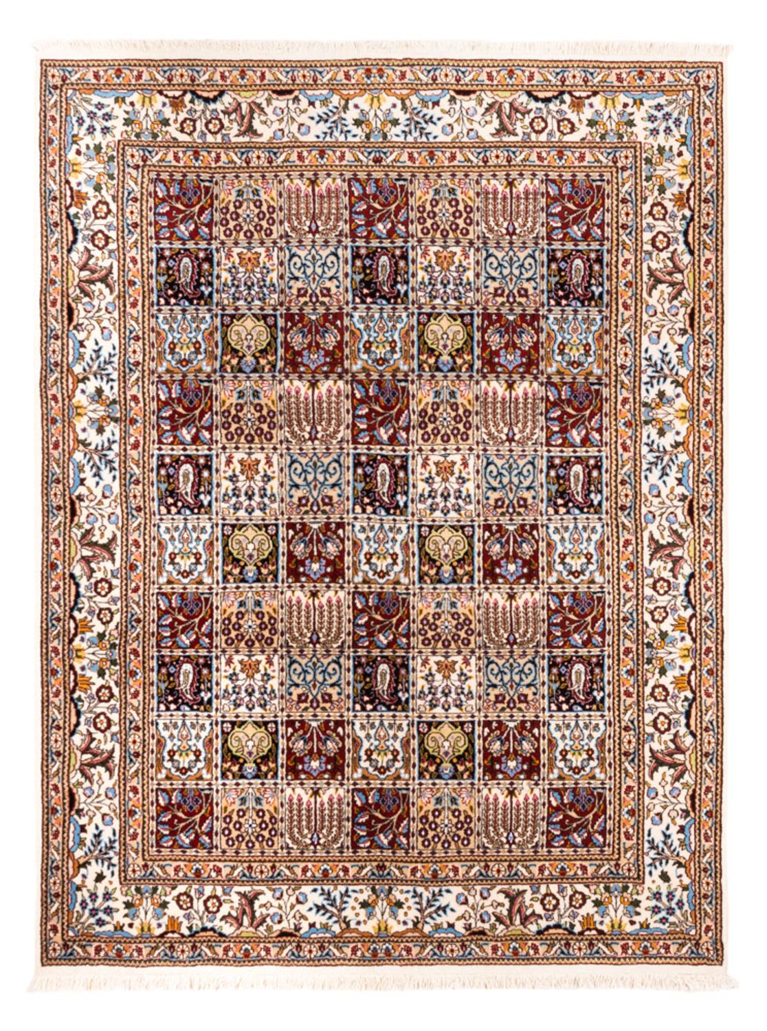 Alfombra persa - Clásica - 195 x 147 cm - multicolor