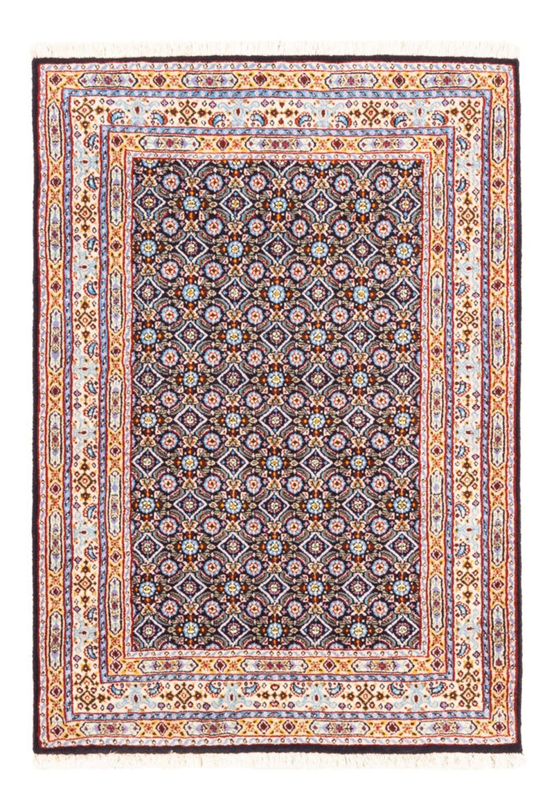 Alfombra persa - Clásica - 114 x 81 cm - azul oscuro