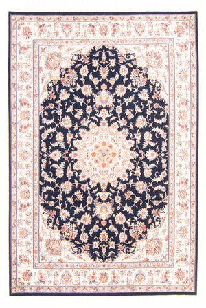 Alfombra Persa - Tabriz - Real - 236 x 169 cm - azul oscuro