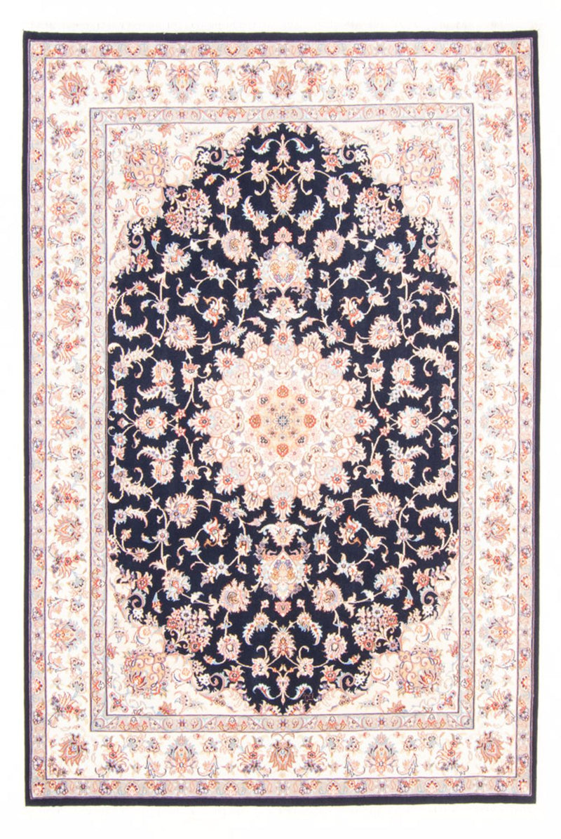 Alfombra Persa - Tabriz - Real - 236 x 169 cm - azul oscuro