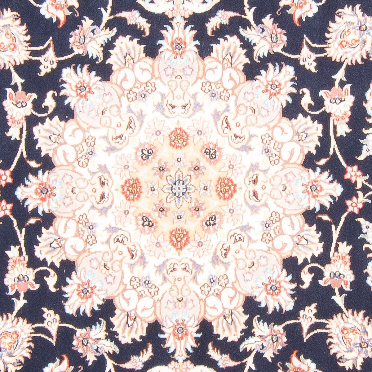 Alfombra Persa - Tabriz - Real - 236 x 169 cm - azul oscuro