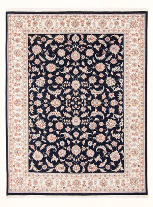 Alfombra Persa - Tabriz - Real - 201 x 149 cm - azul oscuro