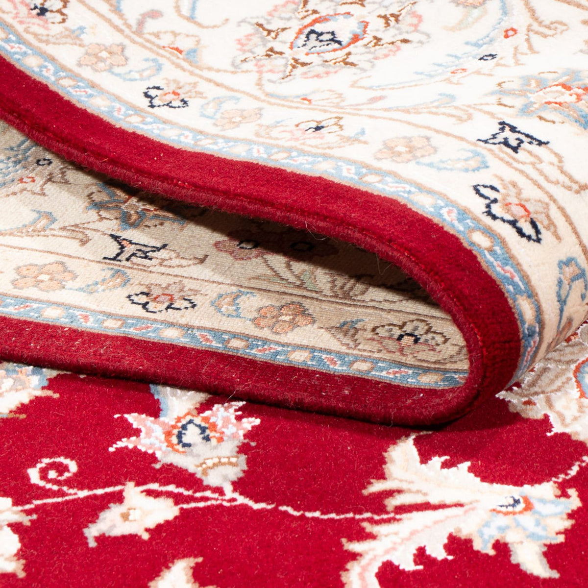 Alfombra Persa - Tabriz - Real - 206 x 147 cm - rojo