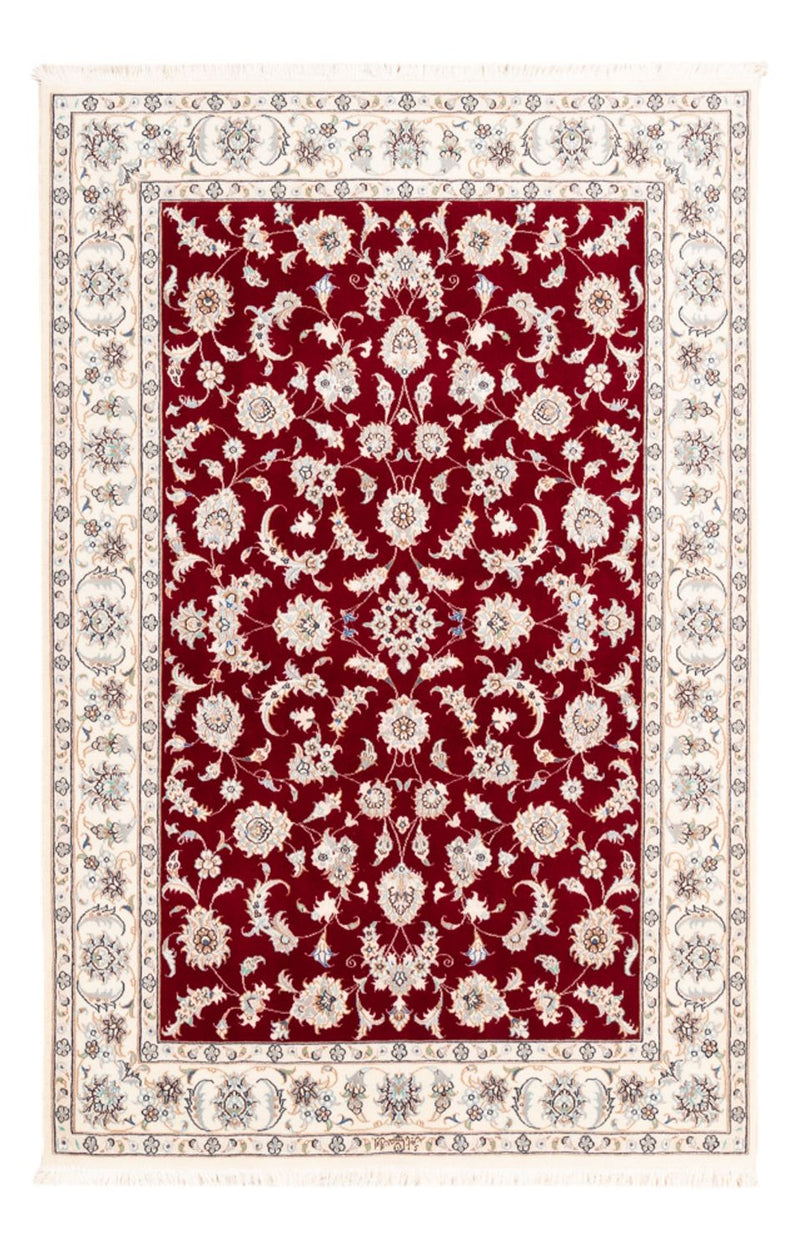 Alfombra Persa - Nain - Prima - 176 x 120 cm - rojo
