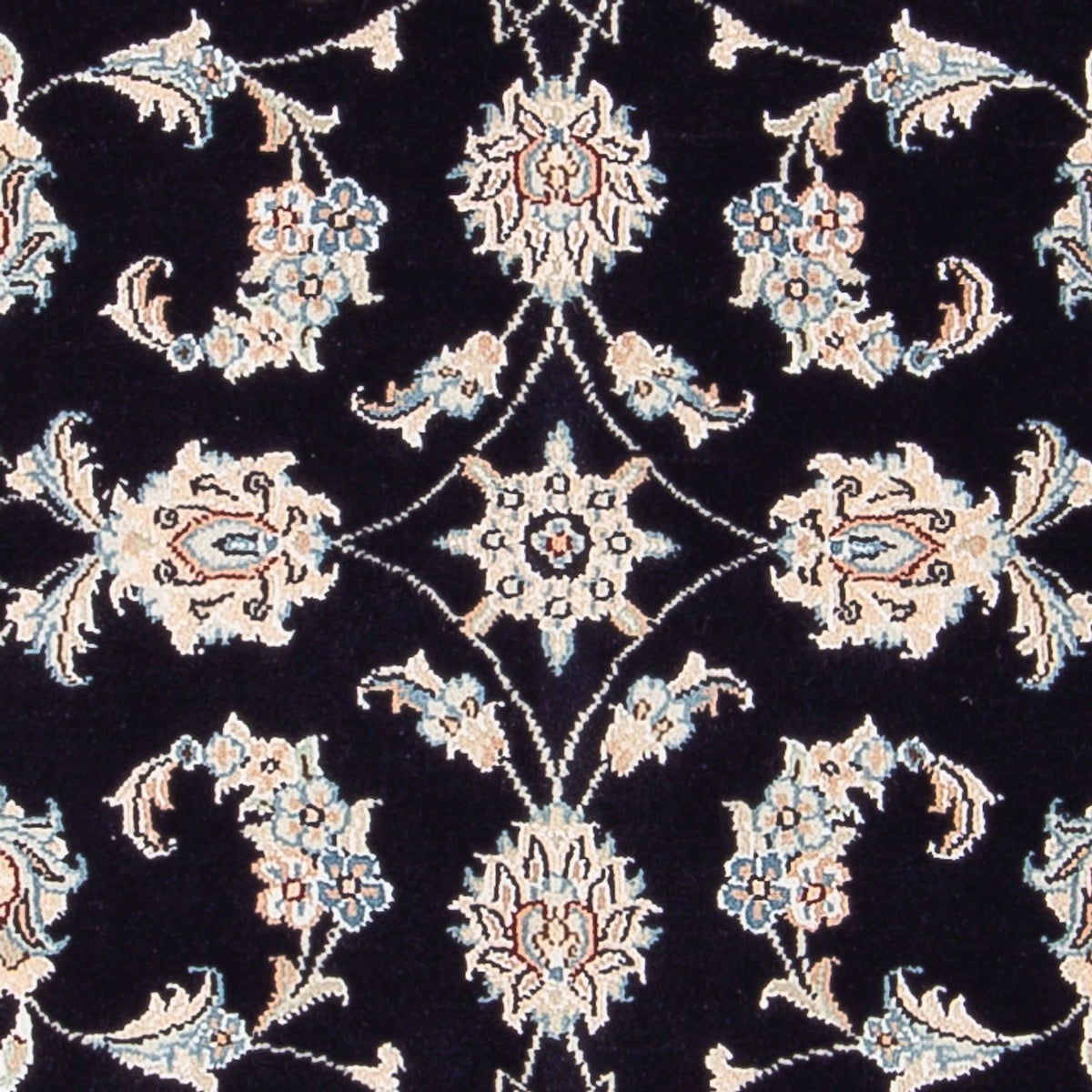 Alfombra Persa - Nain - Prima - 125 x 80 cm - azul oscuro