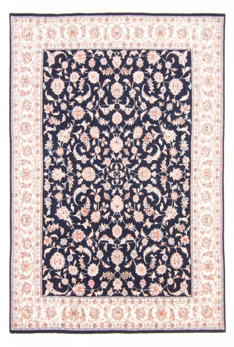 Alfombra Persa - Tabriz - Real - 236 x 166 cm - azul oscuro