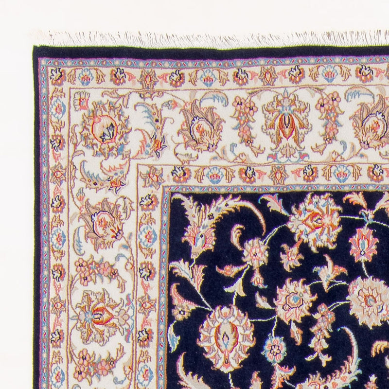 Alfombra Persa - Tabriz - Real - 236 x 166 cm - azul oscuro