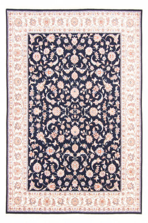 Alfombra Persa - Tabriz - Real - 241 x 168 cm - azul oscuro