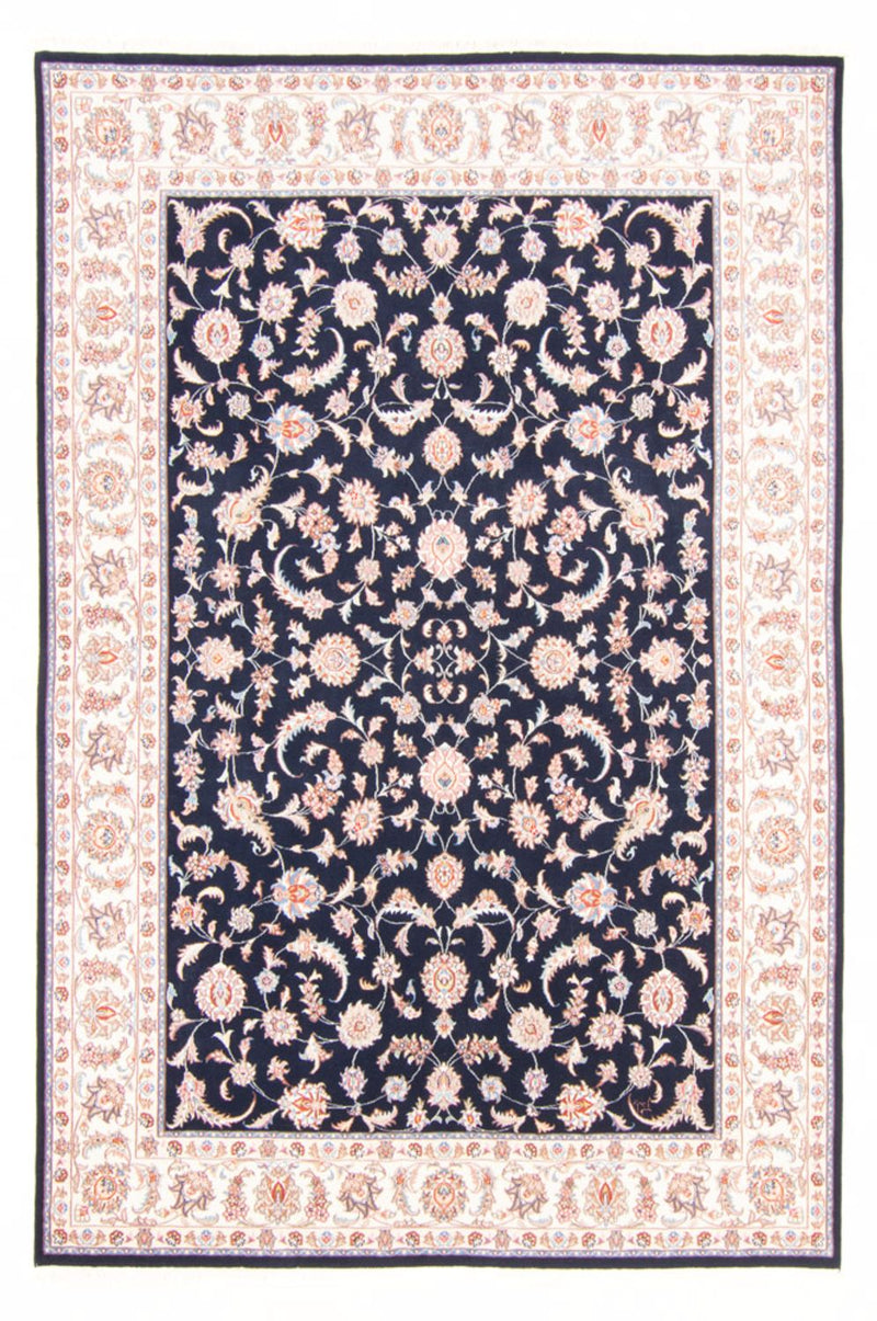 Alfombra Persa - Tabriz - Real - 241 x 168 cm - azul oscuro