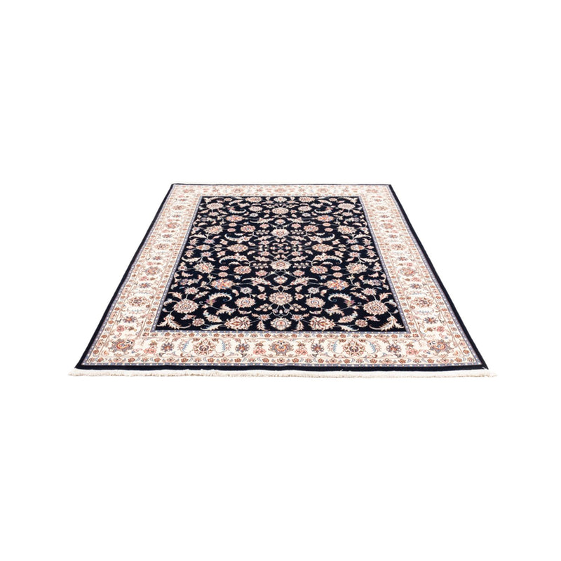Alfombra persa - Tabriz - 201 x 150 cm - azul oscuro