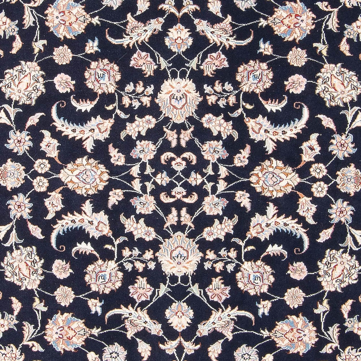 Alfombra Persa - Tabriz - Real - 202 x 151 cm - azul oscuro